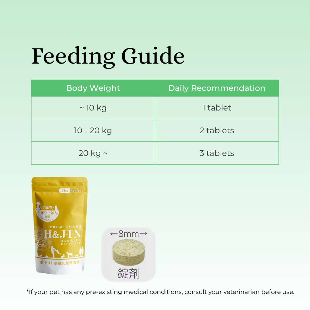 H&JIN Barrier – Allergy Relief Probiotic for Dogs & Cats