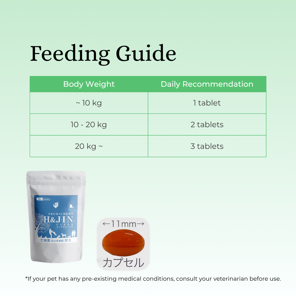 H&JIN Clear – Eye Care Probiotic for Dogs & Cats