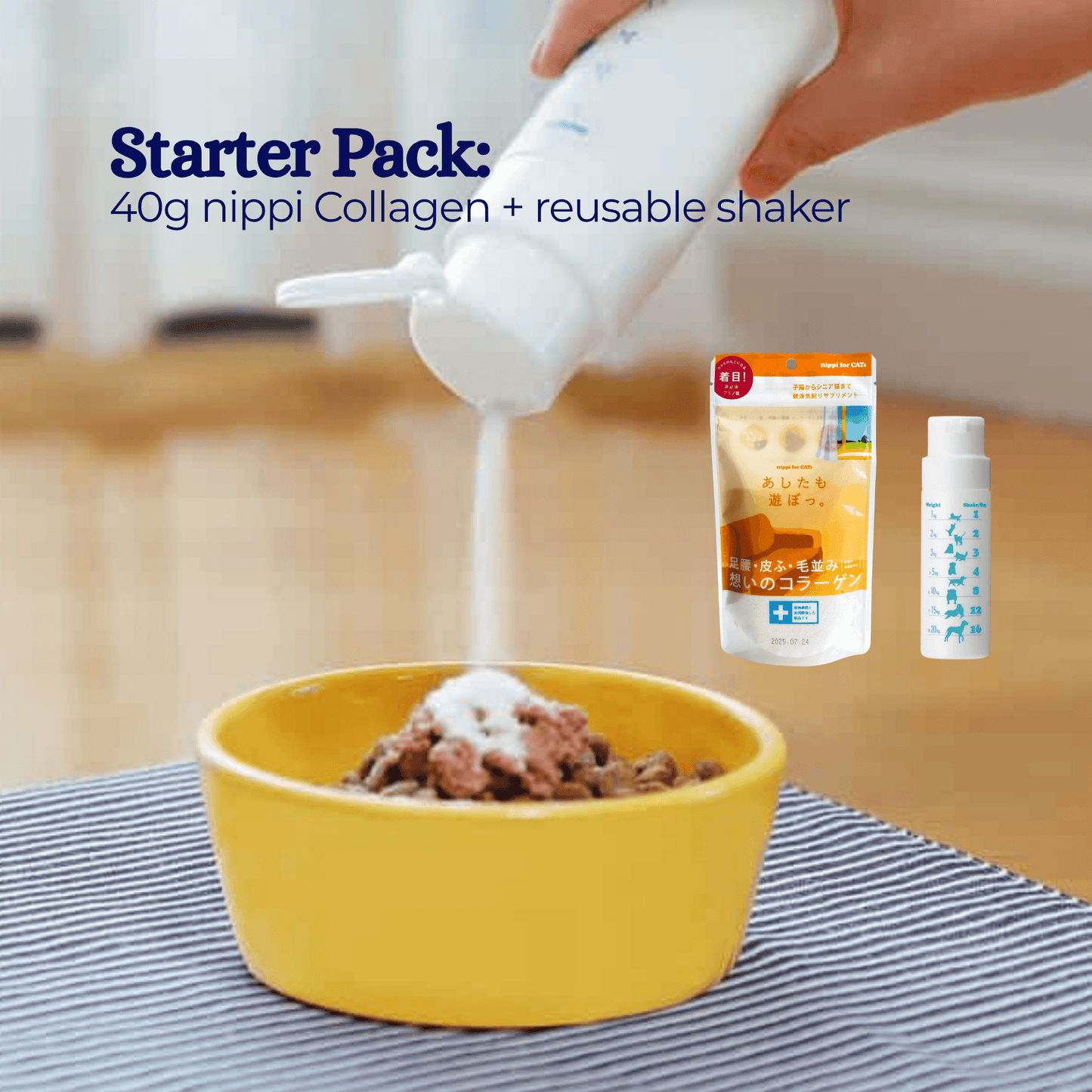 nippi Collagen for Cats Starter Pack